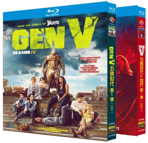 Gen V Season 1-2 (2025) 4-Discs All Region New Sealed Box Set In Stock
