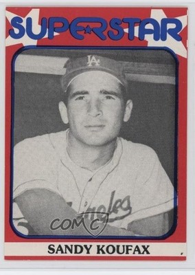 1982 TCMA Superstars Second Series Sandy Koufax #63 HOF g5e