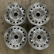 Porsche 356 OUTLAW Polished Alloy Rim Set 5.5x15 ET30 Aluminum 951 944 Turbo