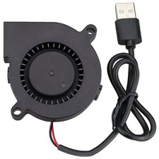 50mm USB Blower Fan with 3 Speeds Control 5015 5V Turbine Turbo Fan
