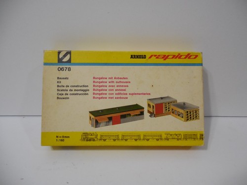 ARNOLD 0678 ~ KIT DE CONSTRUCCIÓN BUNGALOW CON ANEXOS ~ ESCALA N | Condition: New
