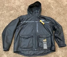 Frabill Jacket 2XL Heavy Duty Winter Ice Fishing Cold Weather Black Full Zip NWT