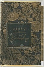 1 ONE Happy Birthday Greeting Card