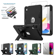 Case For iPad 10th/9th/8th/7th Generation Hard Shockproof Heavy Duty Stand Cover