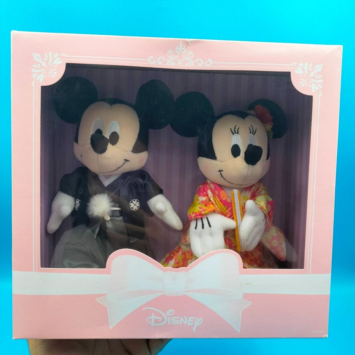 Takara Tomy ARTS Disney Mickey & Minnie Mouse Wedding Kimon Plush