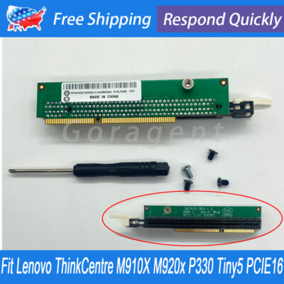 Lenovo ThinkCentre M720q M920q M920x ThinkStation P330 PCIE16 Riser Card 01AJ940