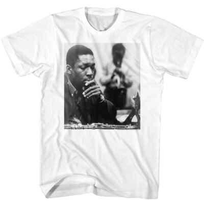 John Coltrane Jazz Saxophonist Contemplative Photo Men's T Shirt