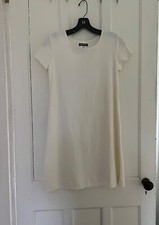 Vintage DKNY Made In Taiwan Meryl Nylon Tee Shirt Short Dress