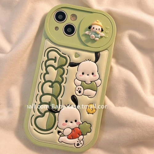 Pochacco Lanyard Soft Adhesive Phone Case Cover For Iphone 12 13 14 15 Pro Max - Picture 4 of 14