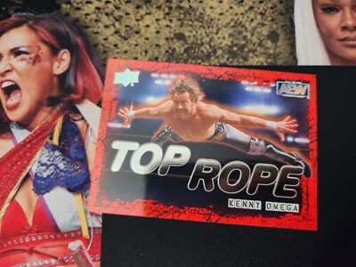 2021 Upper Deck AEW First Edition Top Rope Red Kenny Omega #TR-5 | eBay