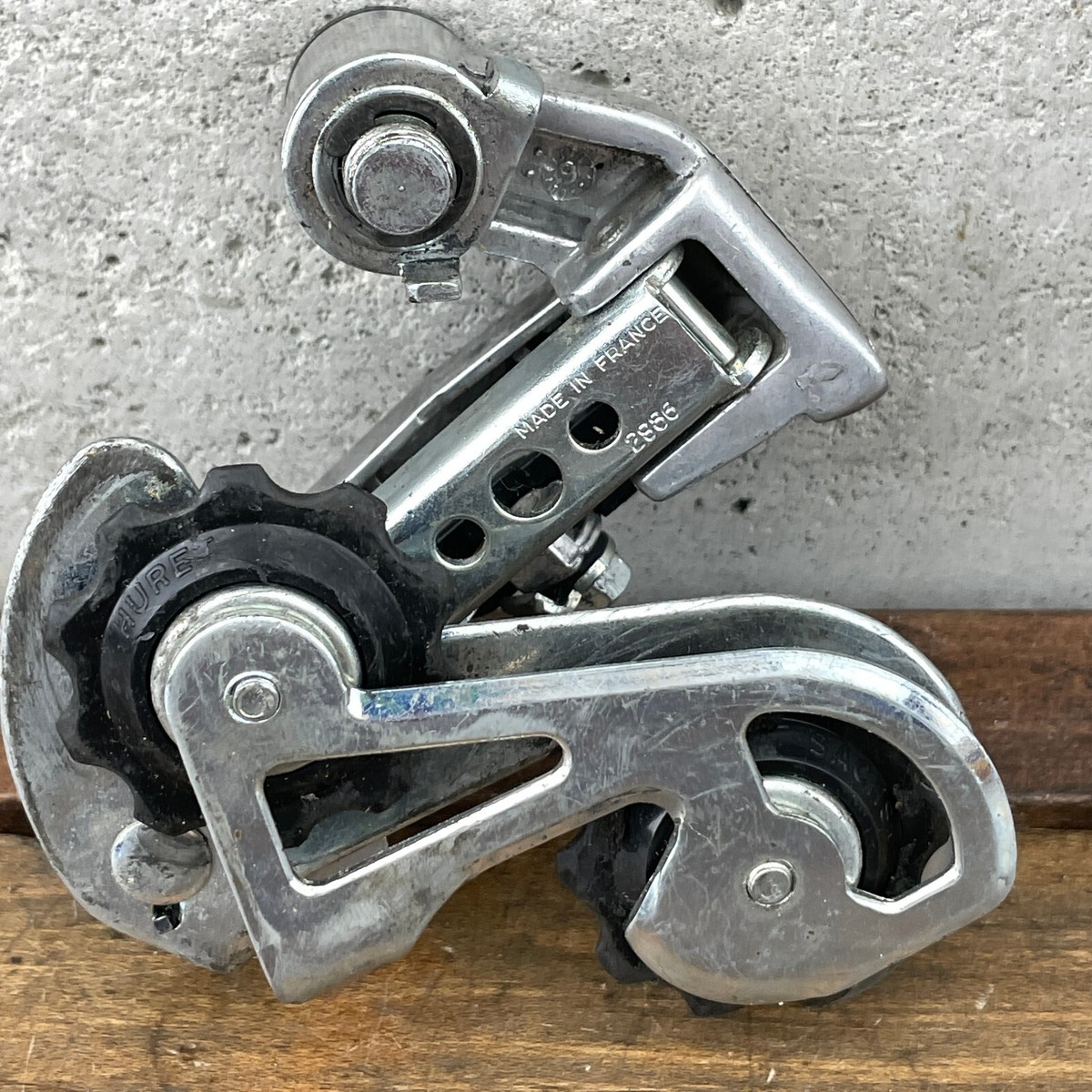 元箱付デッドストック ザックスユーレー SACHS Huret リアディレイラー SACHS HURET rear derailleur 5-6 sp friction max cog 28t