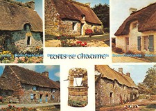 D082361 Toits de Chaume. Chaumieres. Belles Editions de Bretagne. Y. R. Caoudal.