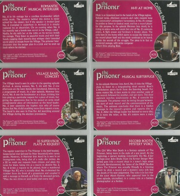 The Prisoner Volume 2 - ''Calling The Tune'' Set 6 Chase Cards PCT1-6