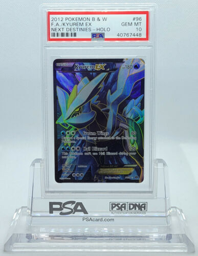 Pokemon PSA 3 Zekrom EX 97/99 Full Art Holo Rare BW Next Destinies