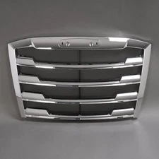 Fits Freightliner Cascadia 2018-2024 Chrome Front Hood Grille With Bug Screen