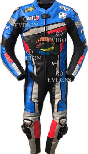 Moto 2 Piezas 1 Pieza Traje de Cuero Motocicleta de Pantalón | eBay