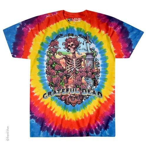 Grateful Dead Bertha Telaio Multi Dip Dye Ufficiale Merce T-Shirt - Foto 9