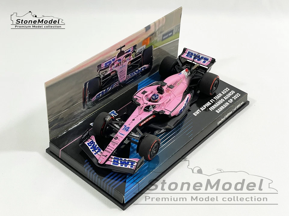 Alpine Renault BWT F1 A522 #14 Fernando Alonso Bahrain GP 2022 1:43 MINICHAMPS - Image 2 of 4