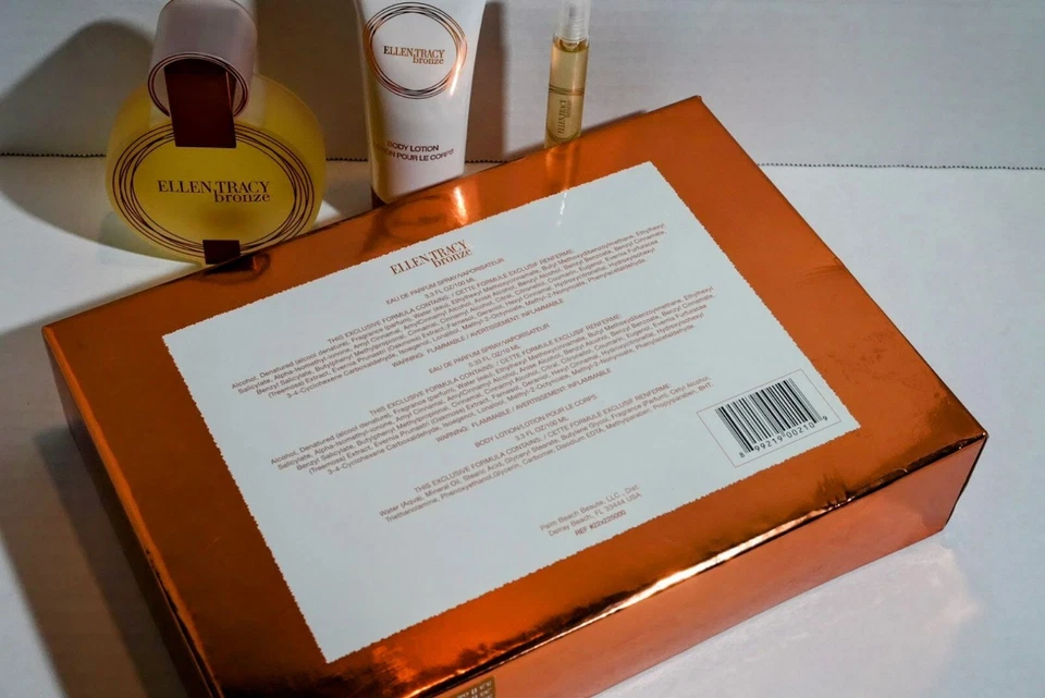 Juego de regalo de perfume de 3 piezas de bronce Ellen Tracy para mujer Foto 4 de 4
