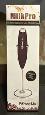 POWERLIX MILK PRO PROFESSIONAL MILK FROTHER STAINLESS STEEL WHISK - NIB
