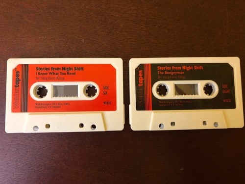 1985 Stephen King Night Shift 6-Cassette Tape Gift Box Set Walden Tapes - Picture 10 of 15