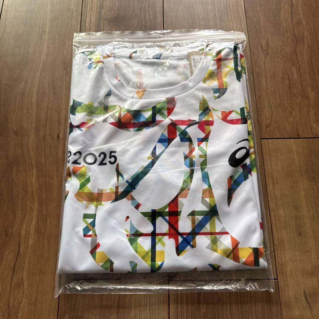 ASICS TOKYO MARATHON 2025 Tシャツ ASICS TOKYO MARATHON SOUVENIR T-SHIRT - BRILLIANT WHITE