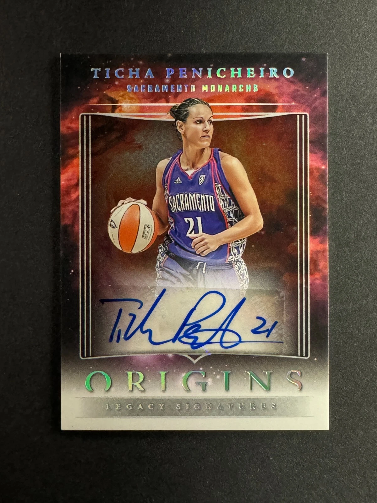 Ticha Penicheiro 2024 Panini WNBA Origins Legacy Signatures Auto #LS-TP Monarchs