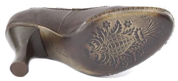 Nuevo BOLO Mujer Cuero Marrón Tacón Alto Mary Jane Zapato de Vestir Talla 9.5 M Foto 3 de 3