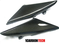 CARBON FIBER LOWER TANK TRIM PANELS HONDA CBR 600RR 03-04-2003-2004
