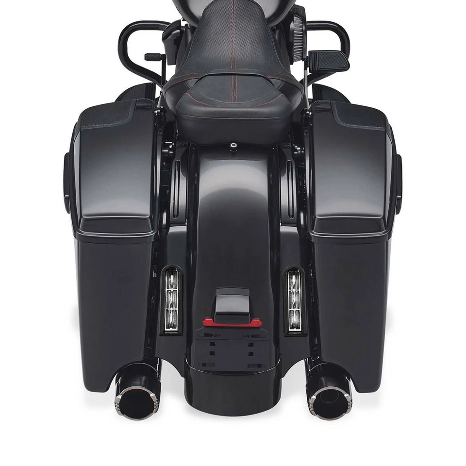 Soporte de llenado de alforja con luz LED apto para Harley Road Electra Glide 2014-2023 Foto 3 de 4