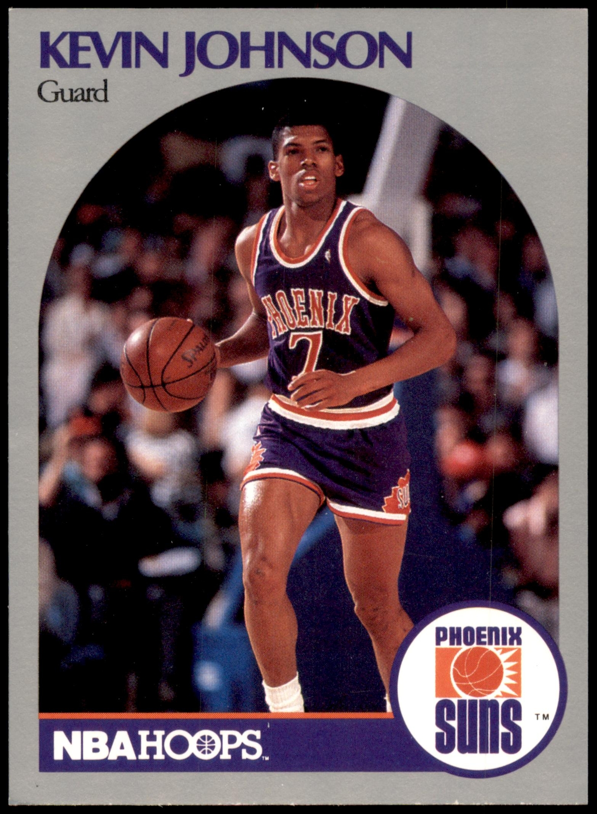 Kevin Johnson #238a 1990-91 Hoops Forward on front second series