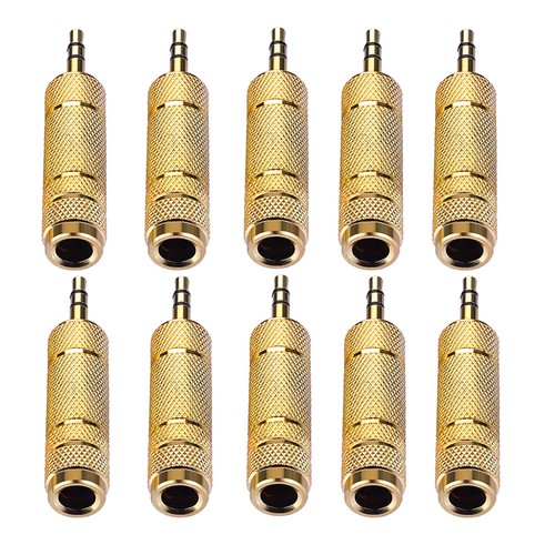 Create Idea 20 Stück 3,5-mm Klinkenstecker – 4-polig, Stereo, Für Mikrofon, Kopfhörer & Audio-Geräte