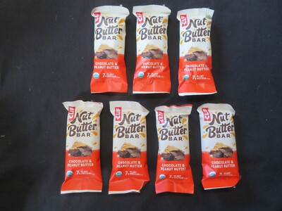 (7) Count Lot Of Clif Nut Butter Bar Chocolate & Peanut Butter 1.76 Oz Each