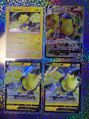 Pokemon TCG Regieleki: Silver Tempest Full Art 058/195 VMAX; Promo SWSH280 V