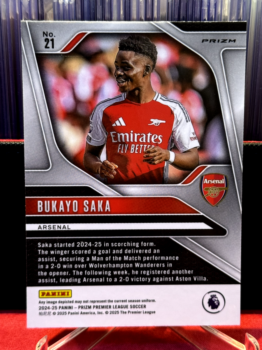 アーセナル　サカ BUKAYO SAKA 2024-25 Panini Prizm Checkerboard Arsenal England SP