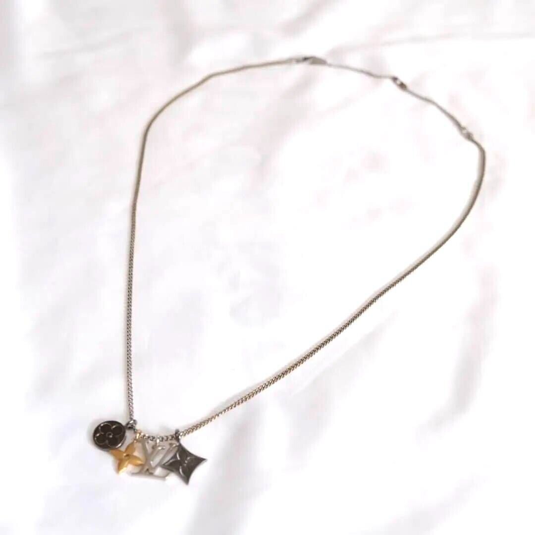Japan Used Necklace] Louis Vuitton Pendant Lv Instinct M00521