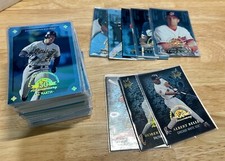 1998 Leaf Fractal Foundations Baseball Cards 1-201 - Complete Your Set