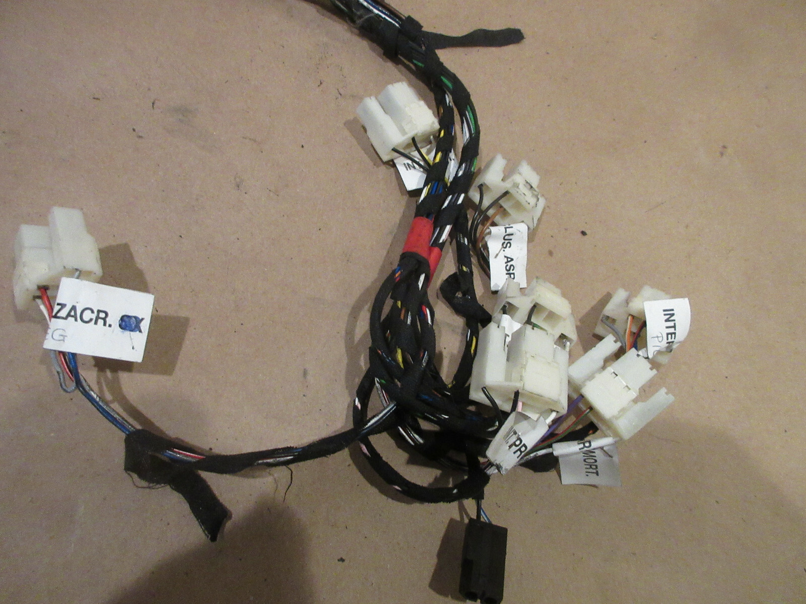Ferrari 456 MGTA Tunnel Instruments Connection Cables/ Loom  P/N 176981