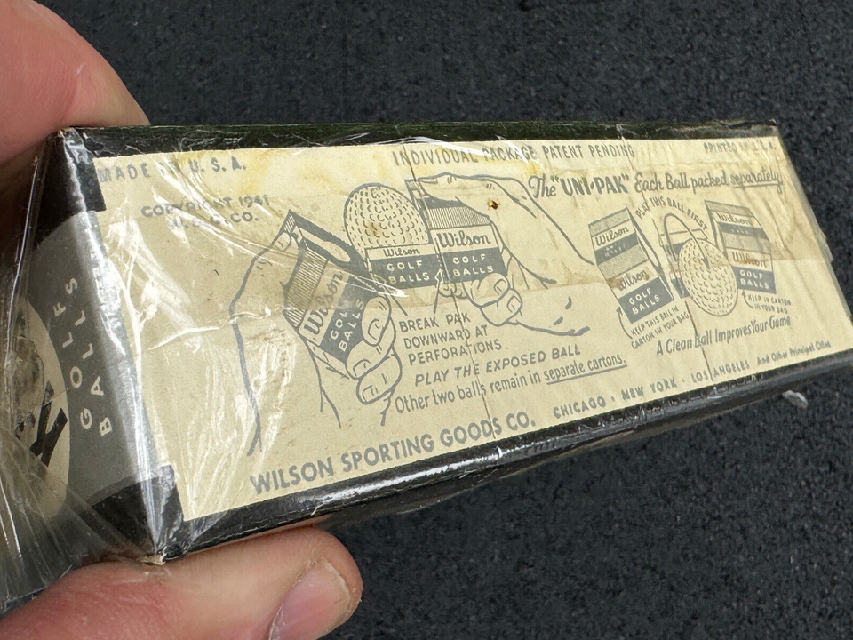 3}VINTAGE Wilson K28 Distance CadwellGeer Cover 1 Circa 1950's Rare