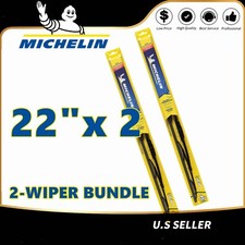 Matched Set 2 Wipers 2222 For Michelin Wiper Blades 07-09 - 32-220220