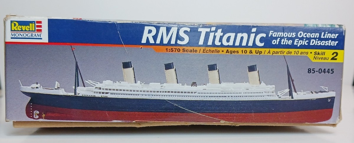 Revell RMS Titanic ship 1:570 scale plastic model kit 85