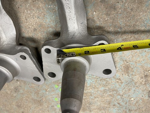 mopar spindle set b-body ? unknown year + APP. LARGE BEARING HELP IF YOU KNOW - Picture 9 of 10