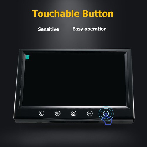 9" Monitor 4 PIN 800TVL Rear View Reversing Camera 10m Kit For Truck Caravan Rv - Picture 5 of 19