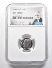 1964 Roosevelt Dime Blunt 9 PF69 Cameo NGC *9501