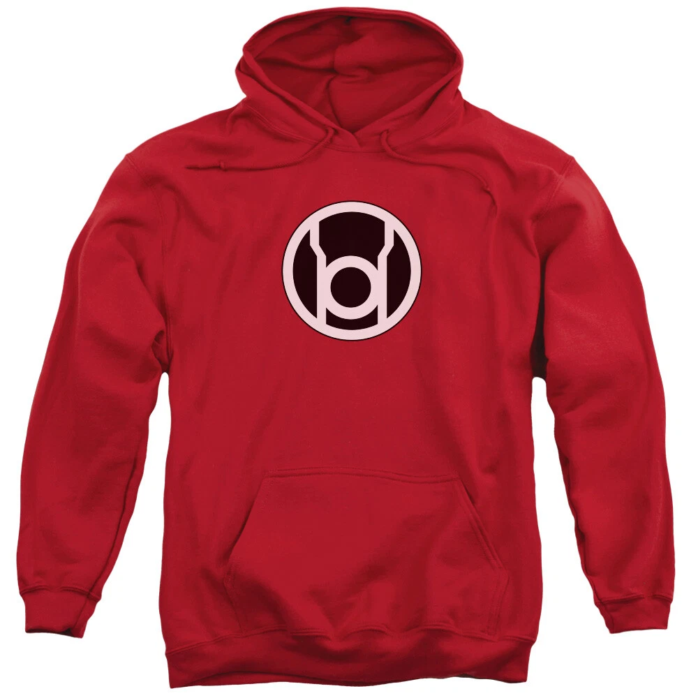 GREEN LANTERN RED LANTERN LOGO Licensed Adult Hooded Sweatshirt