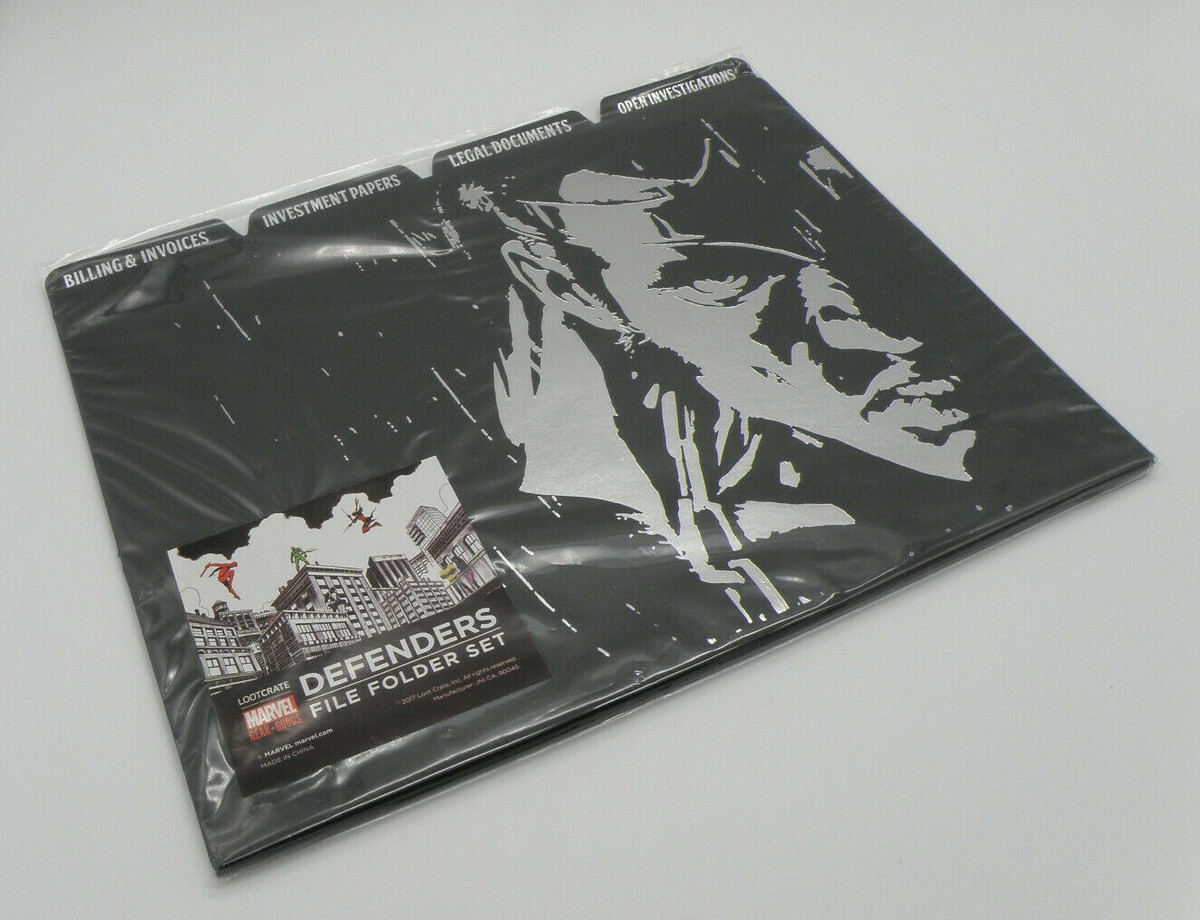 ★新品・未開封★ MARVEL FACT FILES バインダー 6冊セット Loot Crate Marvel DEFENDERS FILE FOLDER SET - NEW in Pkg | eBay