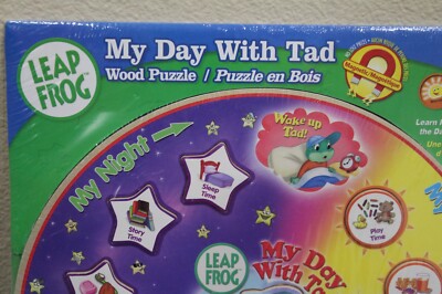 teadoeページ LEAPFROG MY DAY WITH TAD WOOD PUZZLE - Ready For School Skills