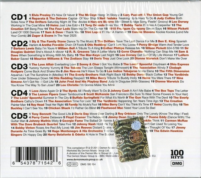 100 Hits 60s 2015 By Various Artists For Sale Online EBay