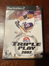 Triple Play 2002 (Sony PlayStation 2, 2002) - CIB Complete Tested W/Manual
