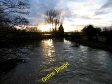 Photo 6x4 River Wreake towards Syston Brooksby The river was very high af c2012